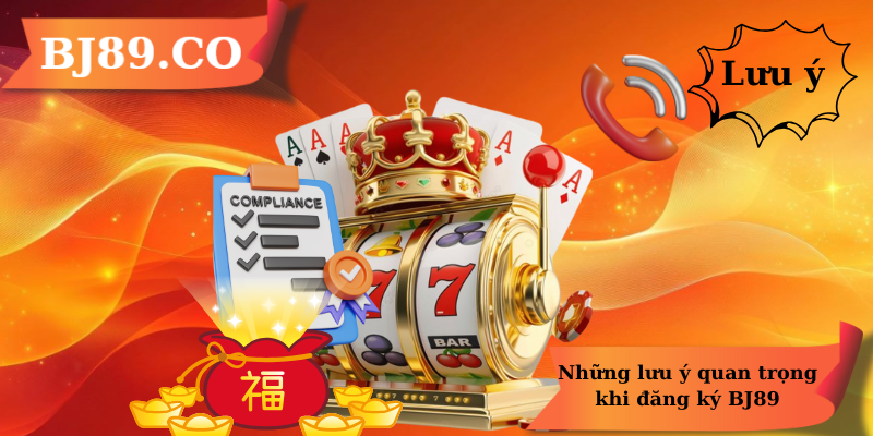 Những lưu ý quan trọng khi đăng ký BJ89 Những lưu ý quan trọng khi đăng ký BJ89